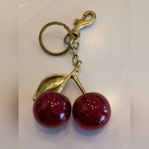 BN Glitter Cherries Bag Charm Key Chain